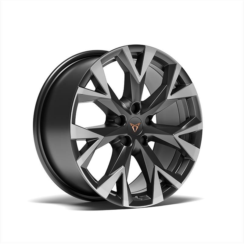 Cupra Terramar disponible amb llandes atomic en color negre esportiu.