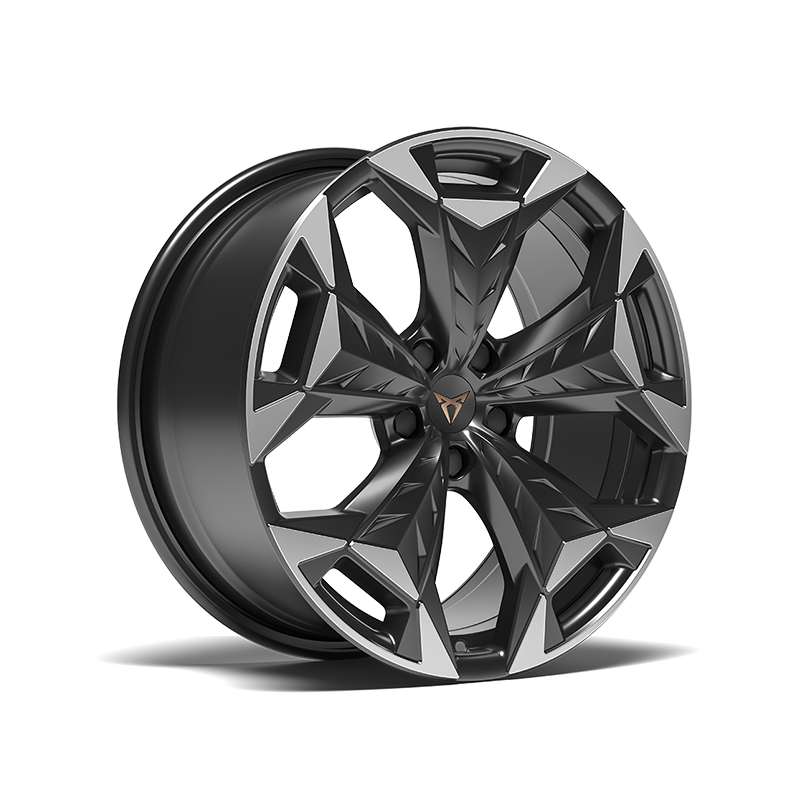Cupra Terramar diponible amb llandes cosmic en color plata.