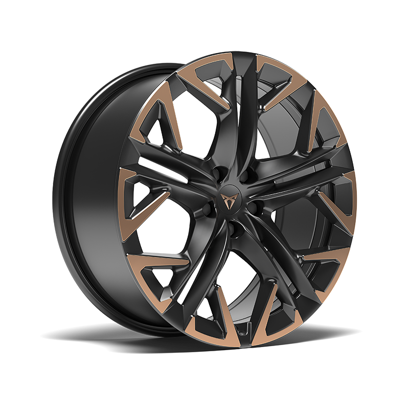 Cupra Terramar disponible amb llandes Hadron Copper.