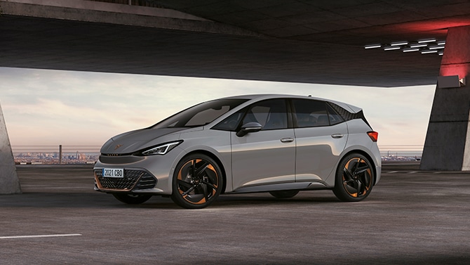 CUPRA Born 2024 in Vapour Grey colour - Electric Car Offers