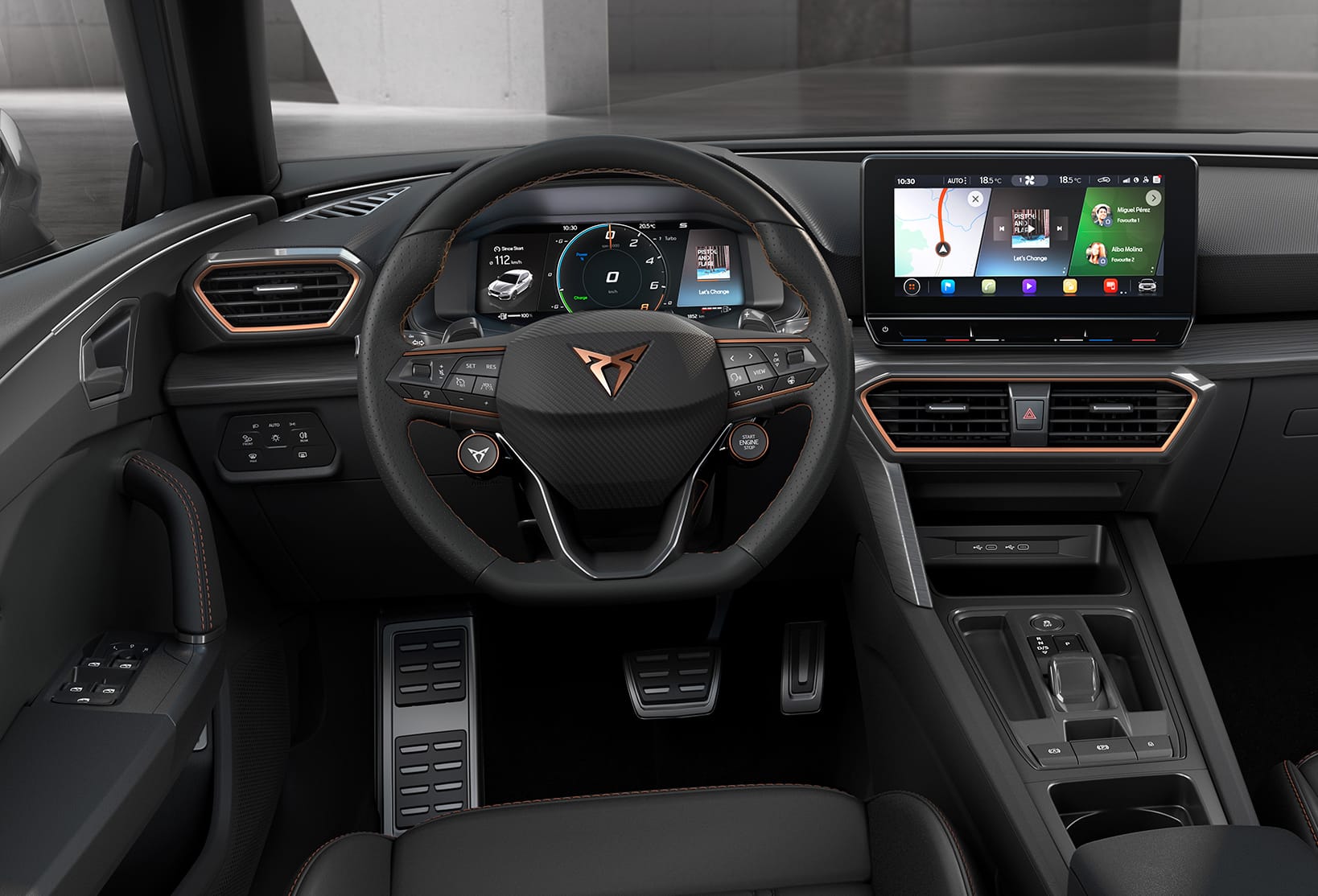 CUPRA León Sportstourer vista interior