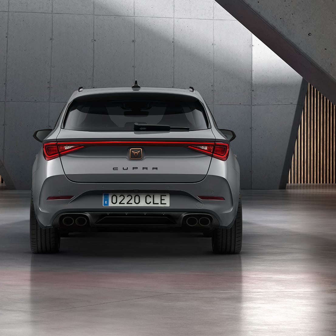 CUPRA leon sportstourer rear view